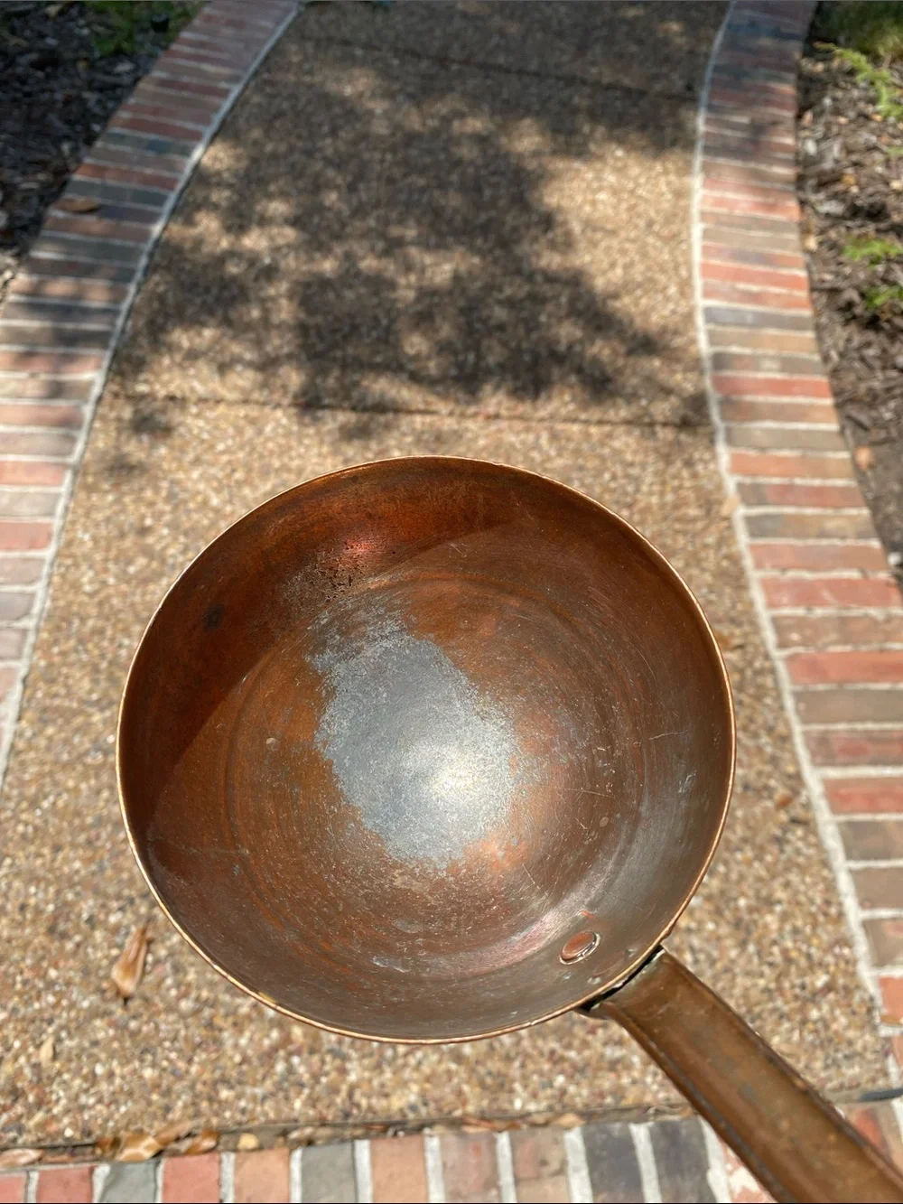 Decorative Hanging Copper Ladle Wall Accent